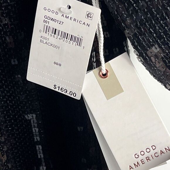 Good American Women’s XS/S Full Length Sequin Duster/Robe/Cardigan/Jacket‎ 00/0 - Picture 6 of 10